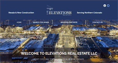 Desktop Screenshot of elevationsrealestate.com